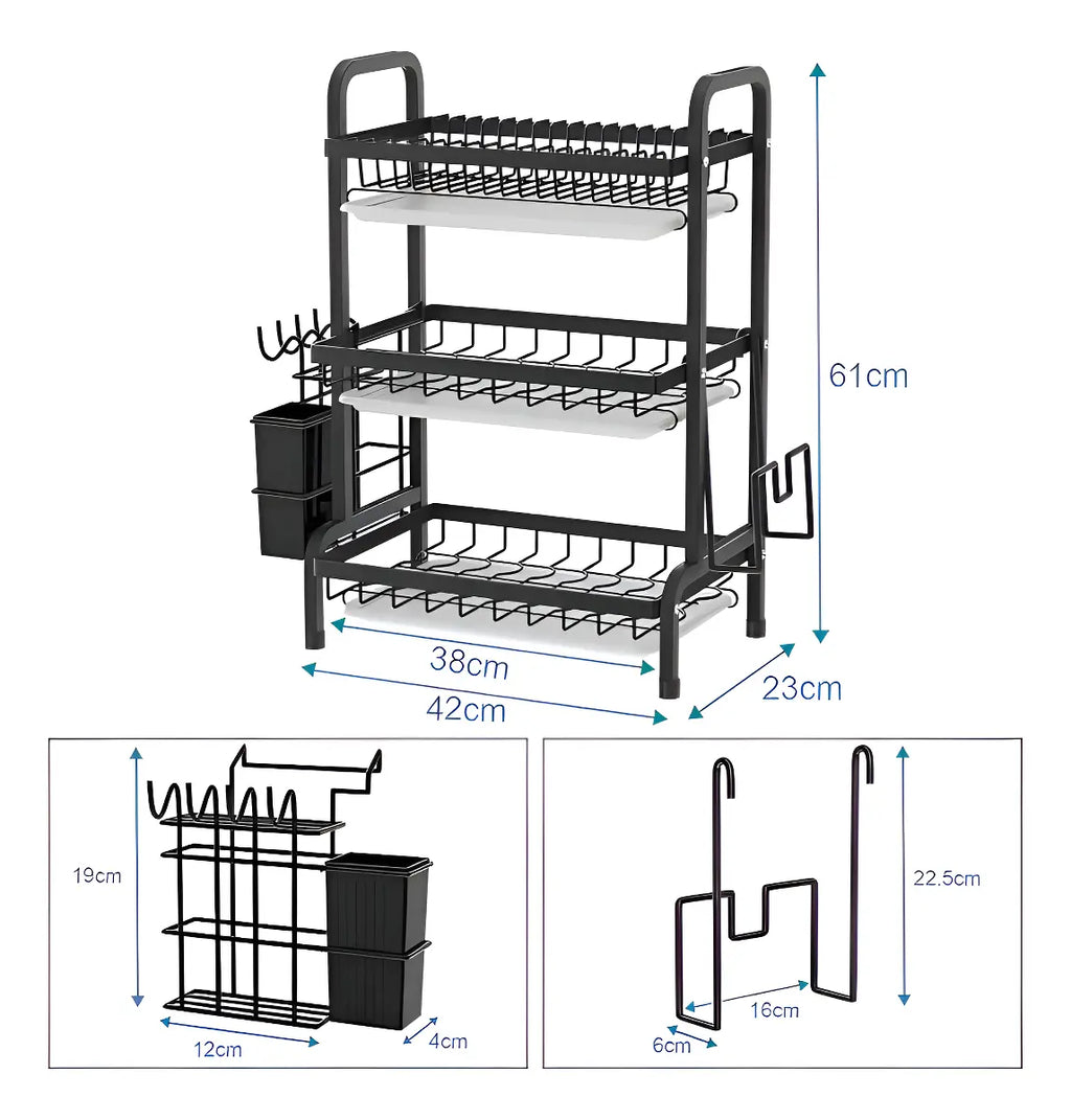 Escurridor de Loza 3 niveles Kitchen